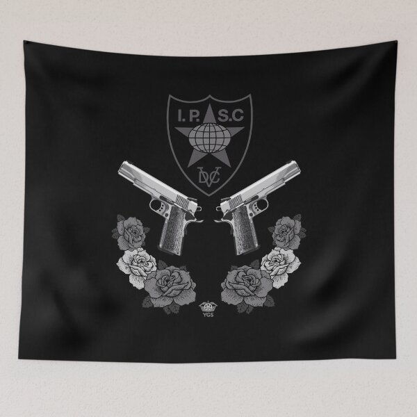 Item preview, 1911, roses and IPSC designed and sold by yourgunsstyle.