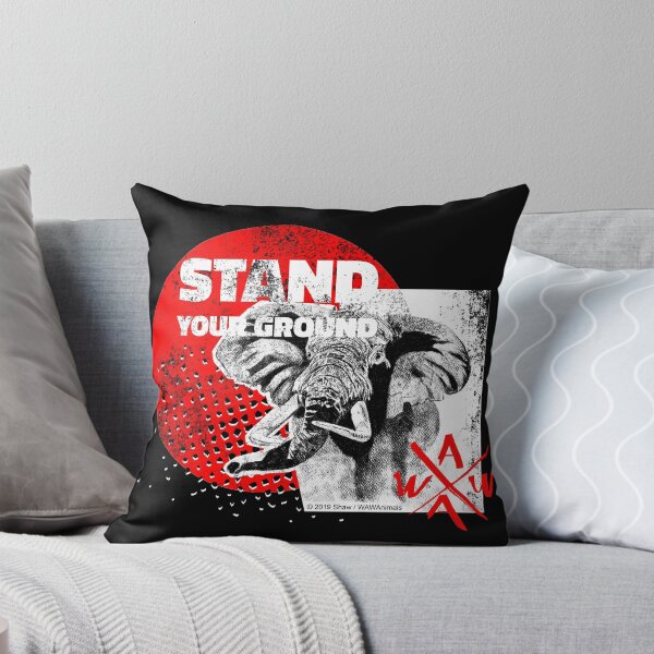 Item preview, Elephant Untamed, Wild Animal Print, Trunks Up to Fight, Wildlife Preservation designed and sold by wawanimals.