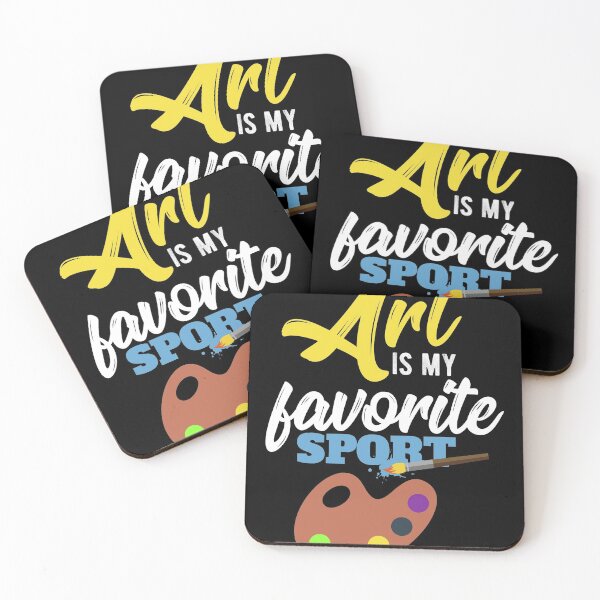 Item preview, Art Tee, Art Is My Favorite Sport design Crafty Painter graphic designed and sold by Lisbob.