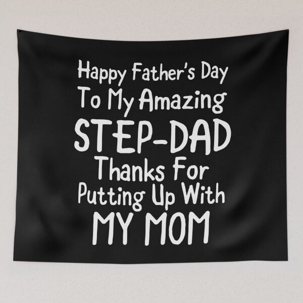 Item preview, Happy Father's Day To My Amazing Step-Dad Thanks For Putting  designed and sold by MagicBoutique.