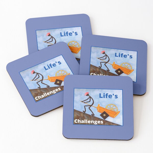 Item preview, Life's Challenges Up Hill Struggle designed and sold by Bagsyrose.