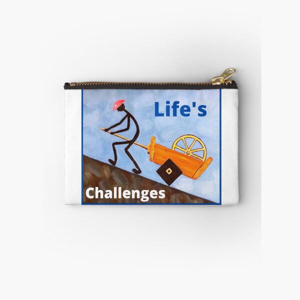 Item preview, Life's Challenges Up Hill Struggle designed and sold by Bagsyrose.