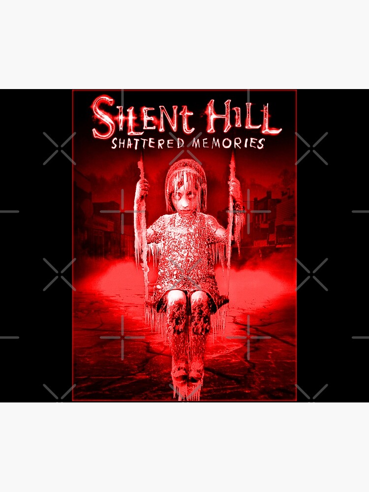 Silent Hill Shattered Memories Box Art Cover Frozen Blood Brazz Duvet Cover By Lilflipjimmy Redbubble