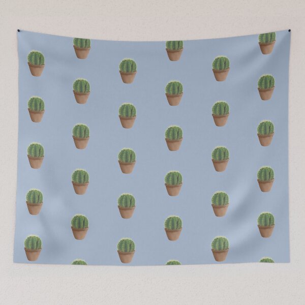 Item preview, Spiky Barrel Cactus | Realistic Digital Painting designed and sold by Bloomandflo.