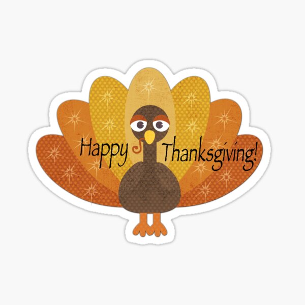 Happy Thanksgiving Stickers | Redbubble