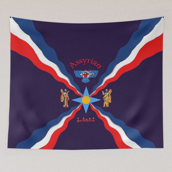 Item preview, ASSYRIAN Flag & Symbols designed and sold by doniainart.