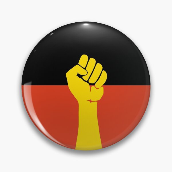 Item preview, Black Power Fist - Aborigines designed and sold by ValentinaHramov.