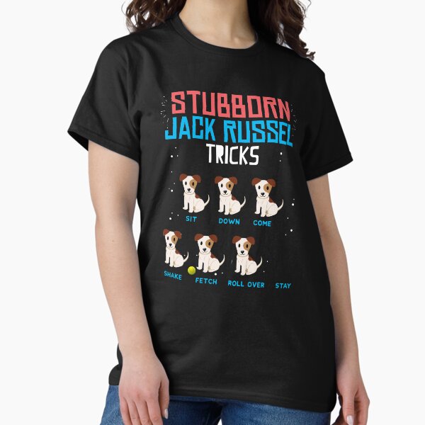 Item preview, Funny Stubborn Jack Russell Dog Owner Fan Gift print designed and sold by Lisbob.
