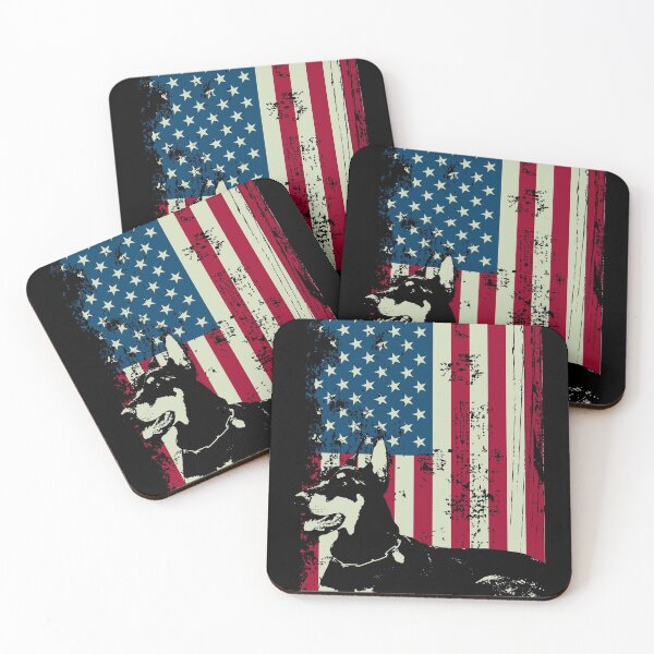 Item preview, Doberman Pinscher Patriotic design, Police Dog, 4th Of July designed and sold by Lisbob.
