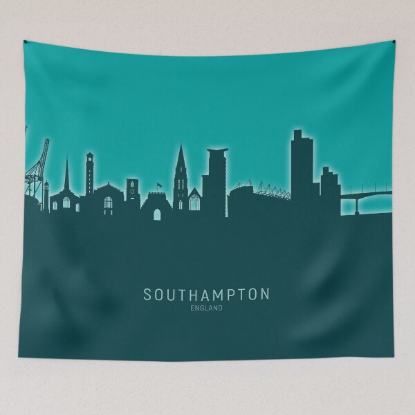 Item preview, Southampton England Skyline designed and sold by ArtPrints.