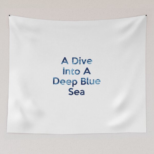 Item preview, A Dive Into A Deep Blue Sea designed and sold by basitcv.
