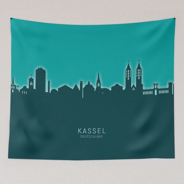 Item preview, Kassel Germany Skyline designed and sold by ArtPrints.