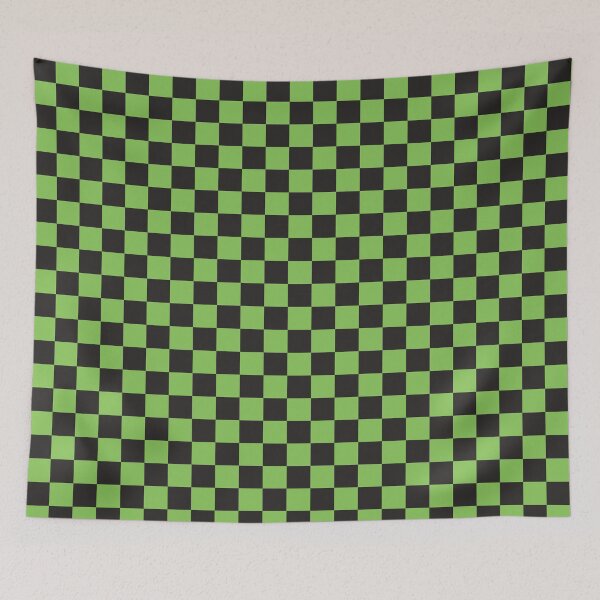 Item preview, Goth Green Chequered Pattern designed and sold by zcabask.