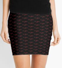 Red Mosquito Mini Skirt