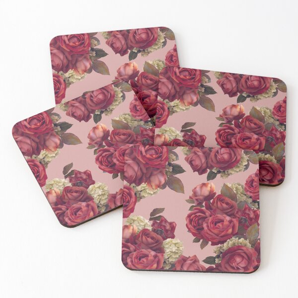 Item preview, Vintage red roses. designed and sold by RinaMDesigns.