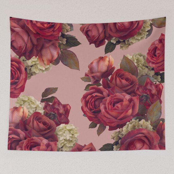 Item preview, Vintage red roses. designed and sold by RinaMDesigns.