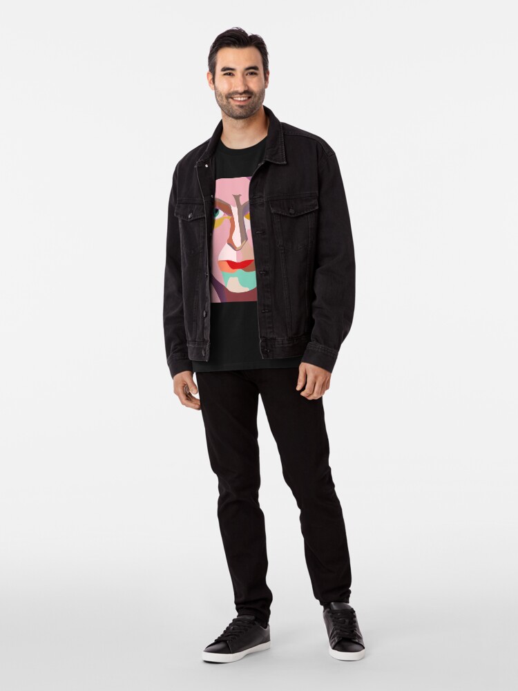Alternate view of PINK THUMB CUBE Premium T-Shirt