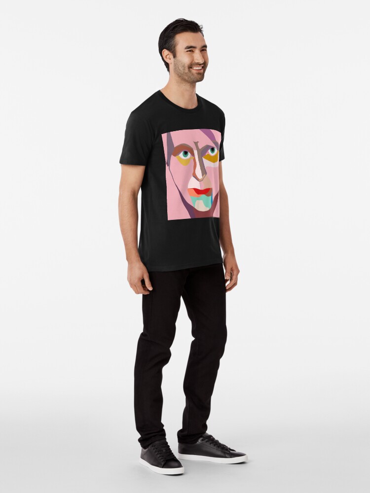Alternate view of PINK THUMB CUBE Premium T-Shirt