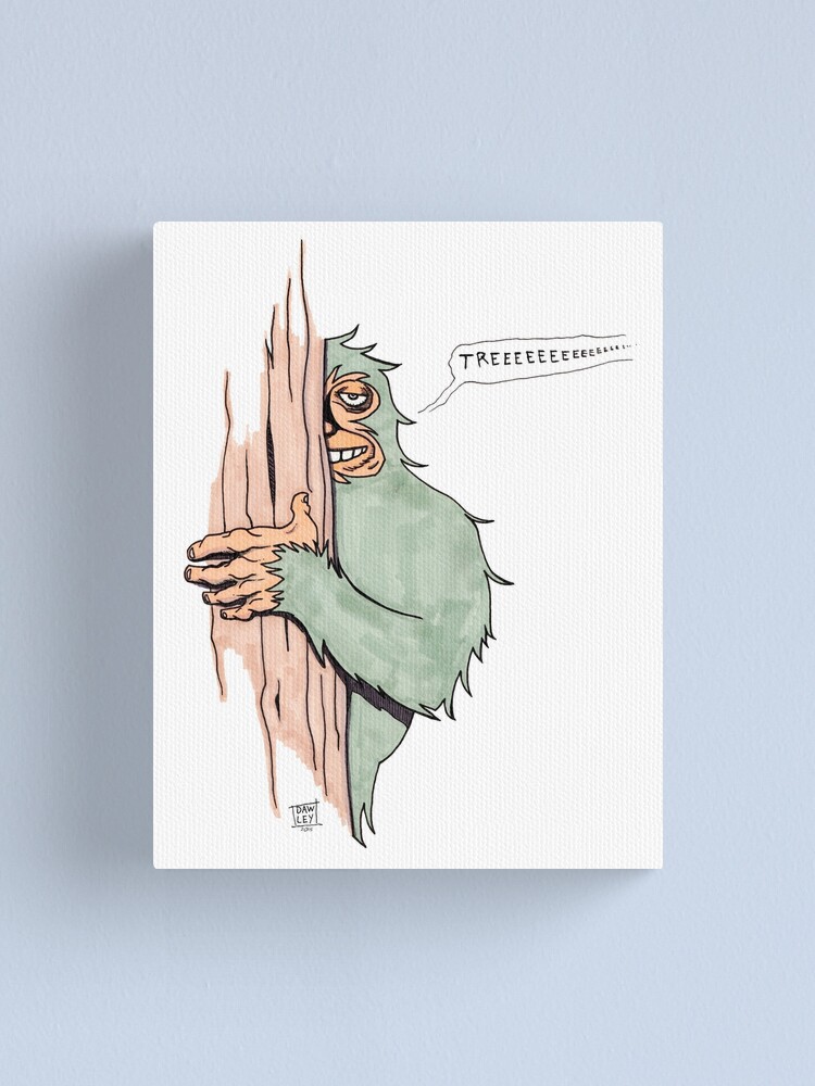 Bigfoote Canvas Print By Dawlism Redbubble