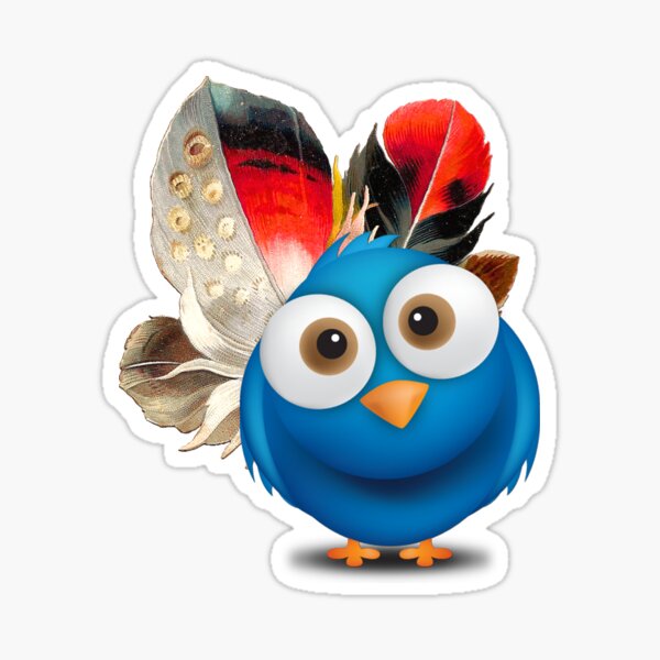 Twitter Bird Logo Stickers for Sale