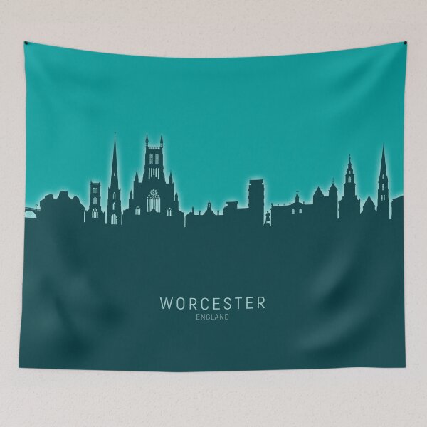 Item preview, Worcester England Skyline designed and sold by ArtPrints.