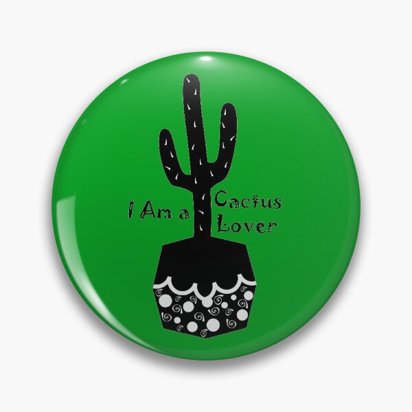 Item preview, Black Cactus In Cute Pot  designed and sold by Oirabot.