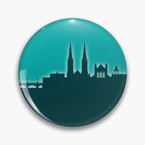 Item preview, Belfast Northern Ireland Skyline designed and sold by ArtPrints.