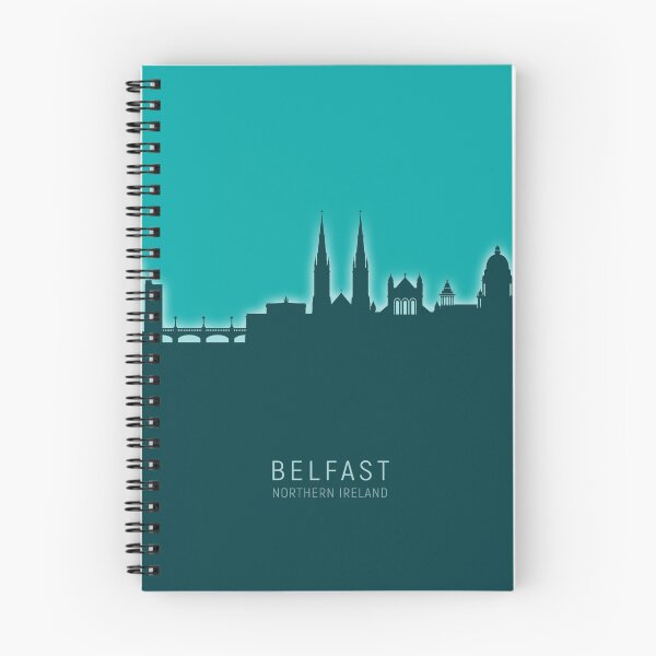 Item preview, Belfast Northern Ireland Skyline designed and sold by ArtPrints.