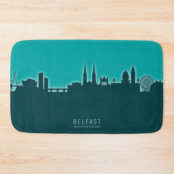 Item preview, Belfast Northern Ireland Skyline designed and sold by ArtPrints.