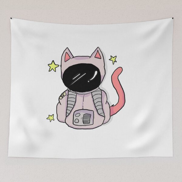 Item preview, Astro kitty designed and sold by Kittensartplace.