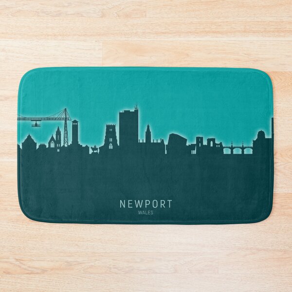 Item preview, Newport Wales Skyline designed and sold by ArtPrints.