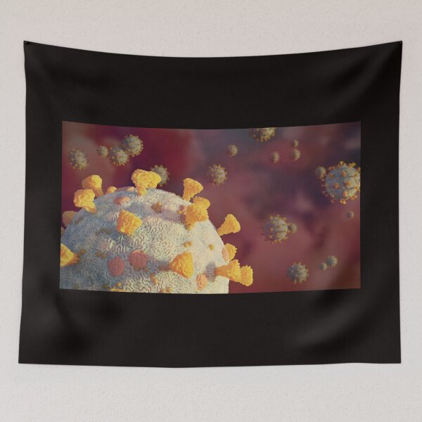 Item preview, Covid-19 virus, Coronavirus epidemic,  health threatening influenza virus designed and sold by DottedYeti.