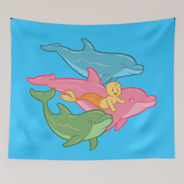 Item preview, Rainbow Dolphin Family designed and sold by Jennifer-Smith.