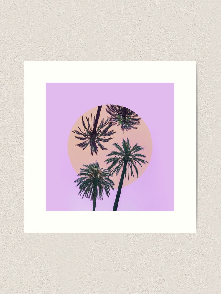 Alternate view of  Palm trees in the inversion  Art Print