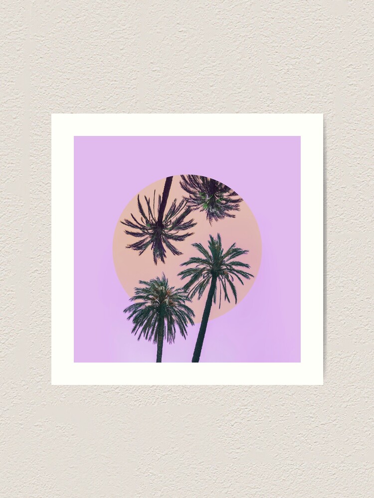 Alternate view of Palm trees in the inversion Art Print
