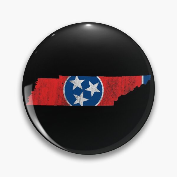 Item preview, Distressed Volunteer State Tennessee Flag Map Shirt Gear designed and sold by DynamicDesign.