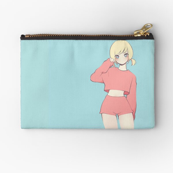 Kawaii Anime Girl Zipper Pouches for Sale