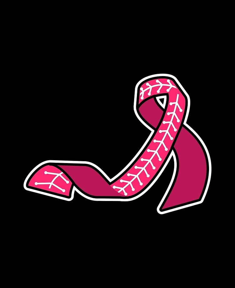 Baseball Pink Ribbon Breast Cancer Awareness Tee, Fighter | iPad Case & Skin