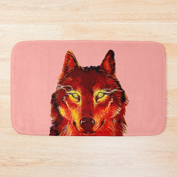 Item preview, Wolf with green shining eyes designed and sold by helenkaiy.