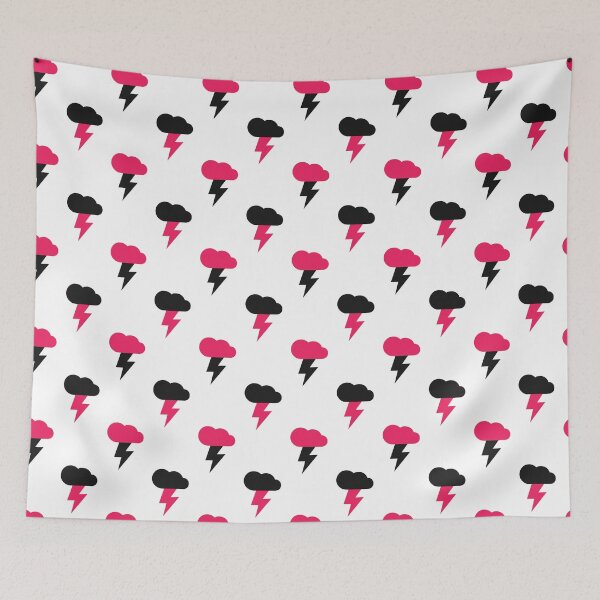 Item preview, Thunderclouds (Pink and Black) designed and sold by jezkemp.