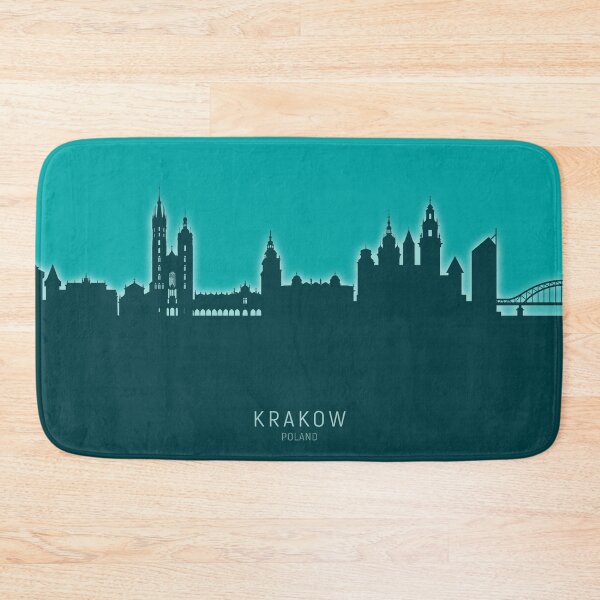Item preview, Krakow Poland Skyline designed and sold by ArtPrints.
