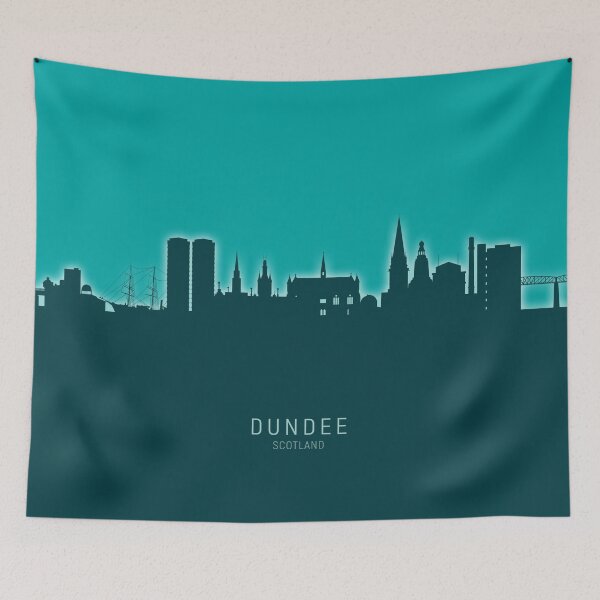 Item preview, Dundee Scotland Skyline designed and sold by ArtPrints.