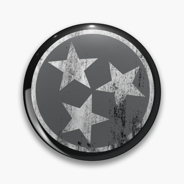 Item preview, Gray Tennessee Flag Volunteer State Stars Shirt Gear designed and sold by DynamicDesign.