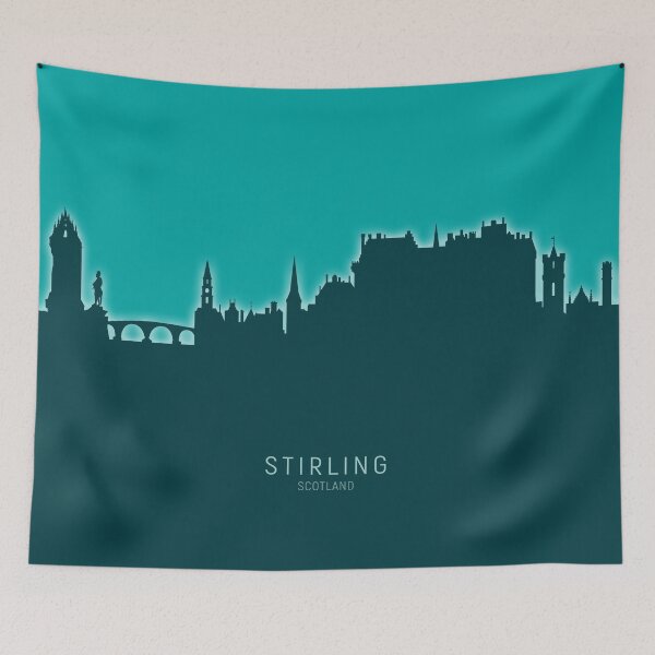 Item preview, Stirling Scotland Skyline designed and sold by ArtPrints.
