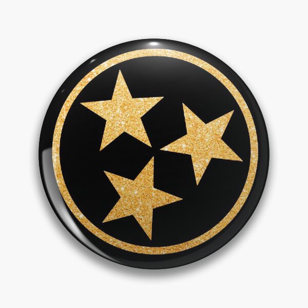 Item preview, Tennessee Flag Orange Glitter Stars Volunteer State Shirt Gear designed and sold by DynamicDesign.