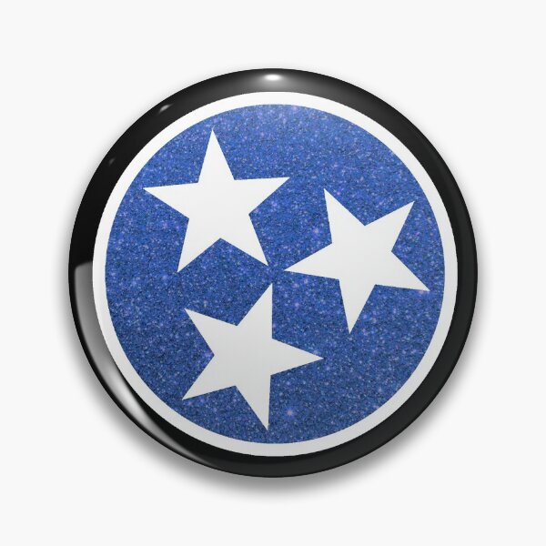 Item preview, Blue Glitter Tennessee Flag Volunteer State Shirt Gear designed and sold by DynamicDesign.