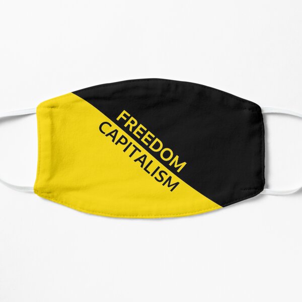 Anarcho-Capitalism Flag - Capitalism is Freedom Flat Mask