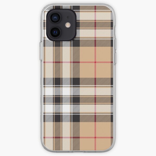 Pride of scotland gold tartan fabric texture iPhone Soft Case