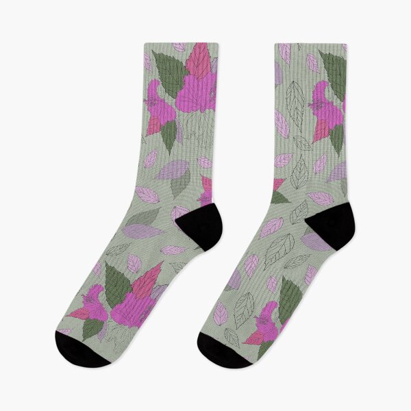Item preview, Pinky green floral pattern design designed and sold by EarthyPlanty.
