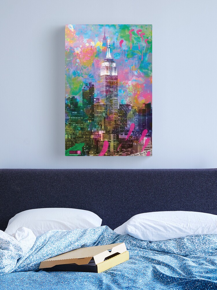 Thumbnail 2 von 3, Leinwanddruck, 04 New York City Pop Art by Margarita Art designt und verkauft von Margarita-Art.